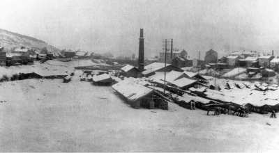 Jordal teglverk i 1911. (Oslo lysverker/Oslo byarkiv)
