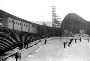 Jordal Amfi i 1958. (Nasjonalbiblioteket)